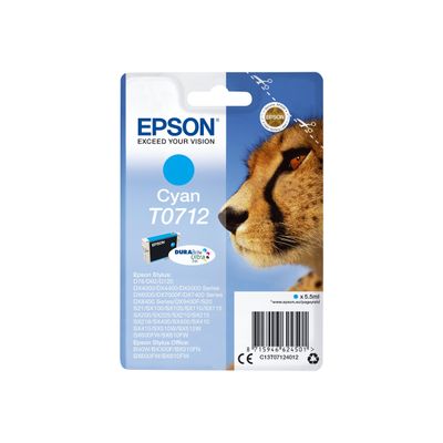 8715946624501-Epson T0712 Guépard - cyan - cartouche d'encre originale-Avant-0
