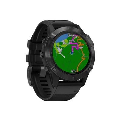 753759232726-Garmin fenix 6 Pro - montre connectée - noir - 32 Go-Angle gauche-3