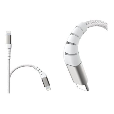 3571211455981-Bigben - câble de charge et de synchronisation USB/Connectique Lightning - 2 m - blanc-Gros plan-1