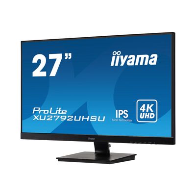 4948570117697-iiyama ProLite XU2792UHSU-B1 - écran LED 27" - 4K -Angle droit-1