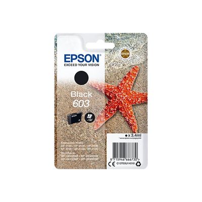 8715946666730-Epson 603 Etoile de mer - noir - cartouche d'encre originale-Avant-1