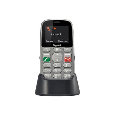 4250366858838-Gigaset GL390 - argent titane - 32 Mo - GSM - téléphone mobile-Avant-1