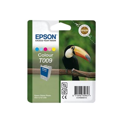 0400002020097-Epson T009 Toucan - couleurs (cyan, cyan clair, magenta, magenta clair, jaune) - cartouche d'encre-Avant-3