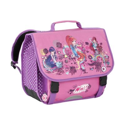 3135253287940-Winx Cartable à LED 38 cm 2 compartiments Viquel -Angle gauche-0