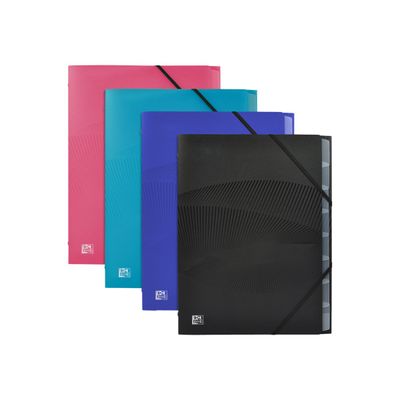 3045050384158-Oxford Osmose - Trieur polypro 8 positions - disponible dans différentes couleurs-Avant-1
