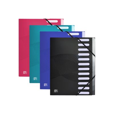 3045050412202-Oxford Osmose - Trieur extensible 12 positions - disponible dans différentes couleurs-Avant-0