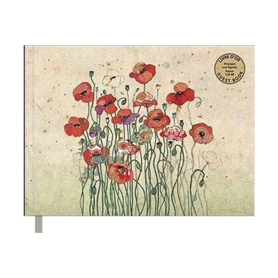 3700572731490-Kiub Bug Art - Livre d'or - 251 x 187 mm - coquelicot-Avant-0
