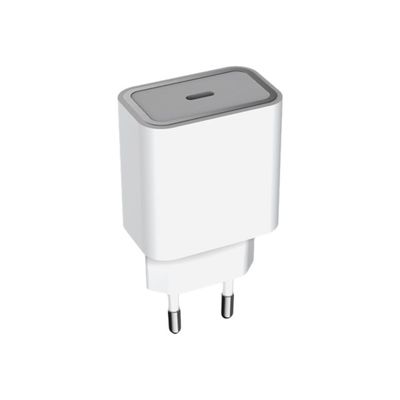 3571211460565-BigBen Connected - chargeur secteur pour smartphone avec cable 1,2 m - USB-C - blanc - 20W-Angle gauche-0