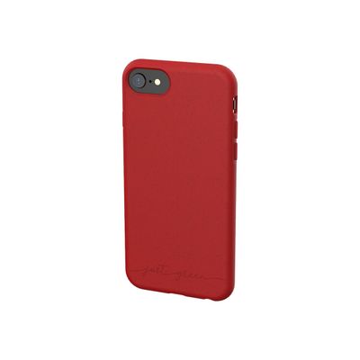 3571211427148-Just Green - Coque de protection souple pour Iphone SE (2020)/8/7/6S/6 - rouge-Arrière-1