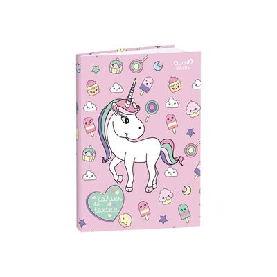 3371010403172-Cahier de textes Kawaii - 15 x 21cm - Quo Vadis-Angle gauche-0