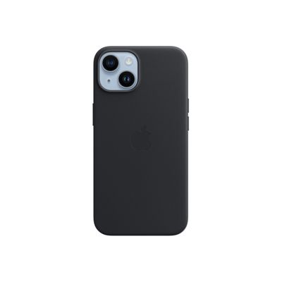 0194253345244-Apple - coque de protection en cuir avec MagSafe pour iPhone 14 - noir-Avant-0