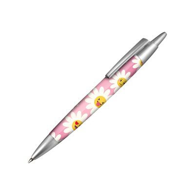 8445118002843-Oh My Pop Happy Flower - Stylo à bille-Angle gauche-0