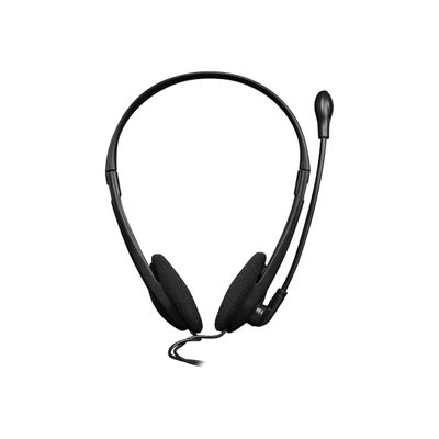 5291485002985-CANYON CNS-CHS01BO - Casque filaire avec micro - noir/orange-Avant-1
