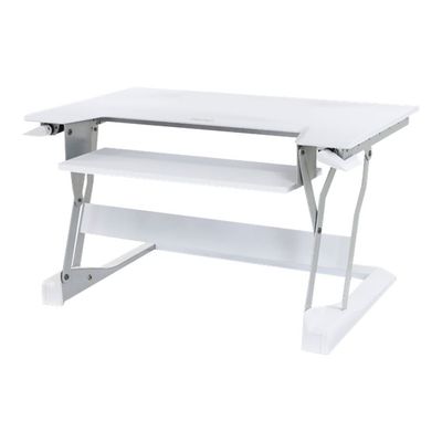 0698833048278-Ergotron WorkFit-T - Station de travail assis-debout - blanc-Angle droit-1