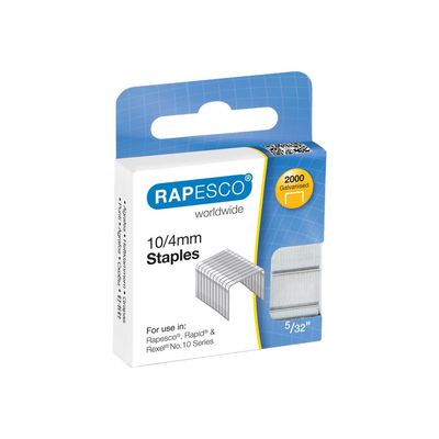5018505404259-Rapesco - Boîte de 2000 agrafes 10/4 - jusqu'à 10 feuilles-Angle gauche-1