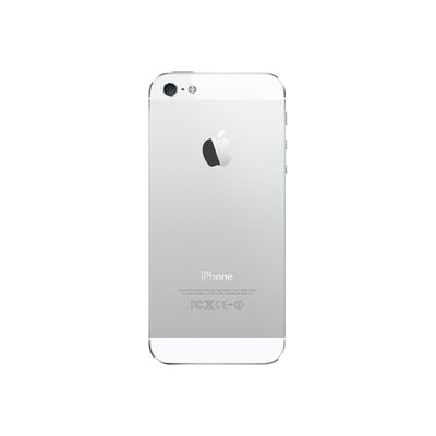 2012348670676-Apple iPhone 5 - Smartphone reconditionné - 4G - 16 Go - blanc et argent-Arrière-6