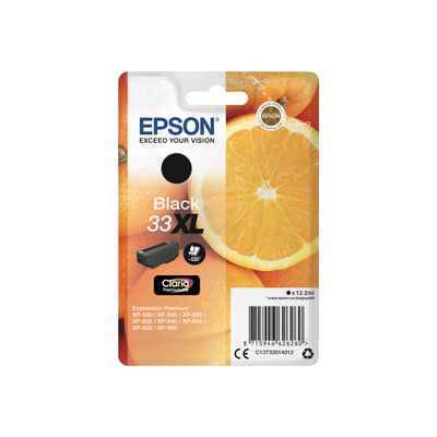 8715946626260-Epson 33XL Oranges - noir - cartouche d'encre originale-Avant-0