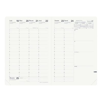 2012347239997-Agenda Equology - 1 semaine sur 2 pages - 16 x 24 cm - rouge - Quo Vadis-Avant-1