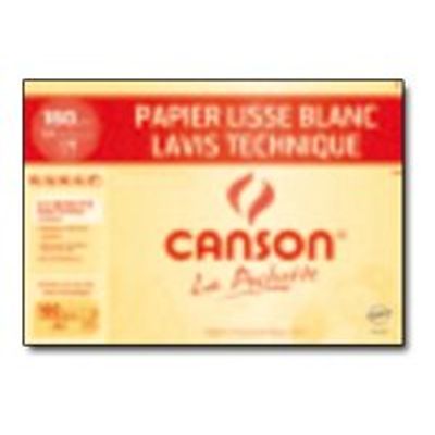 3148950371126-CANSON - Papier technique - A3 - 10 feuilles - 200 g/m² - blanc bristol-Avant-0