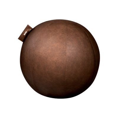 4009729070765-NOVUS Pila - Siège boule de bureau - 70 cm - marron-Avant-0