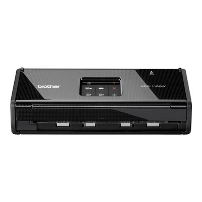 4977766725774-Brother ADS-1100W - scanner de documents A4 - portable - 600 ppp x 600 ppp - 16ppm-Avant-2