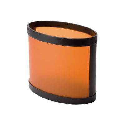 0000791507856-Alba - Corbeille à papier - elliptique - 18 l - plastique - orange-Angle droit-0