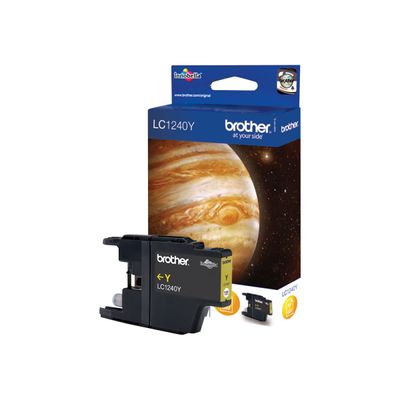 4977766694032-Brother LC1240 - jaune - cartouche d'encre originale-Angle droit-0