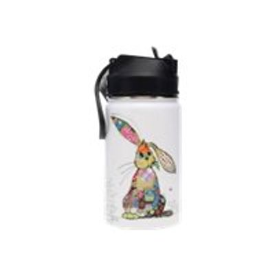 3700572763811-Kiub Kook - Gourde avec paille - 350 ml - lapin-Avant-0