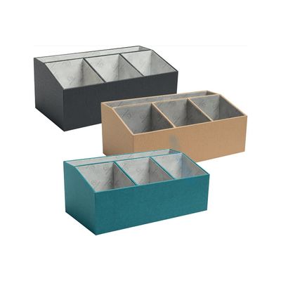 3130630686019-Exacompta OfficeByMe - Organiseur de bureau 4 compartiments - noir-Avant-4