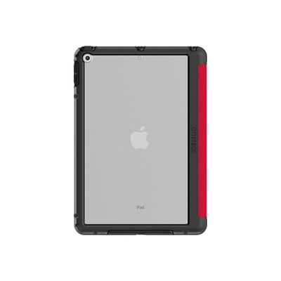 0840104299210-OtterBox Symmetry Series Folio - Porte folio pour iPad (7e gen, 8e gen, 9e gen) - rouge-Arrière-5
