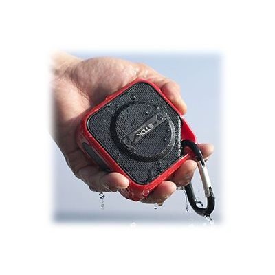 0020356621094-TDK Life on Record TREK Micro A12 - Enceinte - sans fil - 3 Watt - rouge-Angle gauche-5