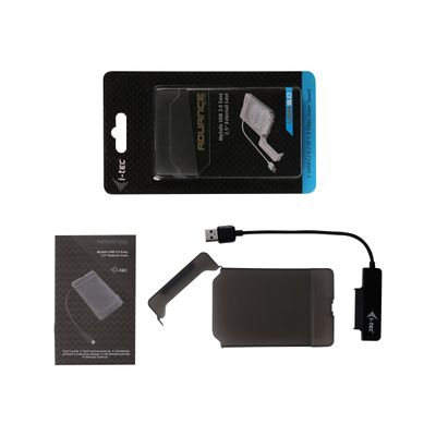 8595611701153-i-Tec MySafe Advance - Boitier externe pour disque dur 2.5" - USB 3.0 - noir-Avant-6