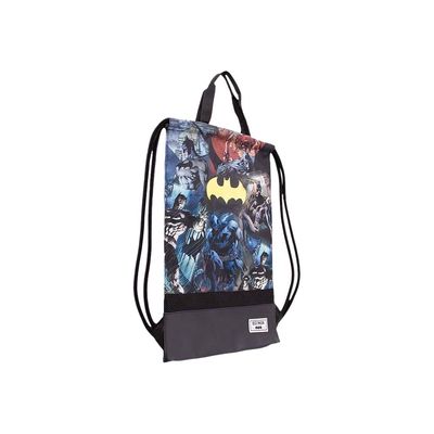 8445118024135-Batman - Sac à dos piscine cordon - 1 compartiment - multicolore - Karactermania-Angle gauche-3