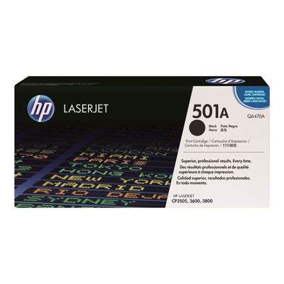 829160703084-HP 501A - noir - cartouche laser d'origine-Avant-2
