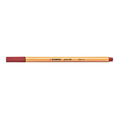 4006381333887-STABILO Point 88 - Feutre fin - 0.4 mm - bordeaux-Angle gauche-0