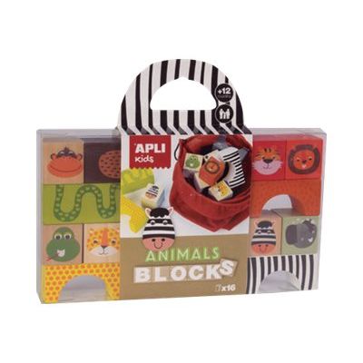 8410782151869-Apli Kids - Blocs de construction - thème animaux-Angle gauche-0