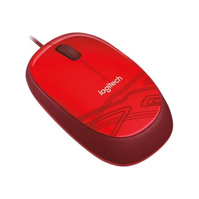 5099206035744-Logitech M105 - souris filaire - rouge-Angle gauche-0