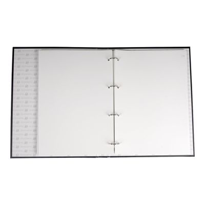 3130630005001-Exacompta - Reliure Livre journal 4 anneaux avec recharge - 32 x 25 cm -Avant-1