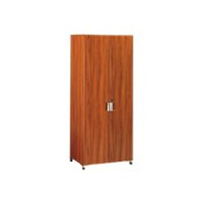 3483605273302-Gautier office Santos - Armoire - 4 étagères - 2 portes - rosewood-Angle gauche-0