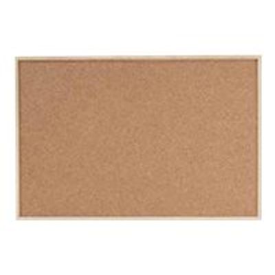 4009729068830-DAHLE - Tableau d'affichage en liège naturel 40 x 60 cm - cadre en bois-Avant-0