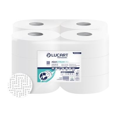 8005892349574-Lucart Professional AquaStream 150 - Papier toilette - 12 rouleaux - 150 m-Avant-0
