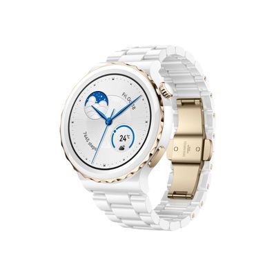 6941487253746-Huawei Watch GT 3 Pro - montre connectée - 43mm - blanc-Angle droit-0