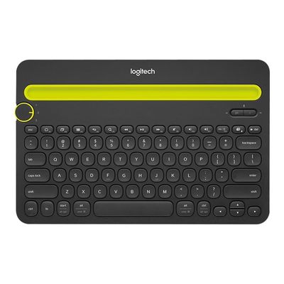 5099206052727-Logitech Multi-Device K480 - clavier sans fil Azerty - jusqu'à 3 appareils connectés - bluetooth-Avant-0