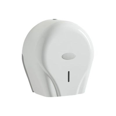 3019920525705-Rossignol - Distributeur de papier toilette 200 feuilles - avec clef - blanc-Angle gauche-0