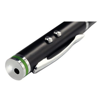 4002432102211-Leitz Complete 4 in 1 - Stylet / lampe torche / stylo à bille / pointeur laser - noir-Gros plan-7