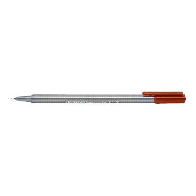 4007817187401-STAEDTLER triplus 334 - Feutre fin - 0.3 mm - terre de sienne-Angle gauche-0