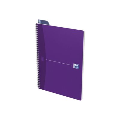 3020120029023-Oxford Office Beauty - Cahier à spirale A4 (21x29,7 cm) - 180 pages - ligné - disponible d-Angle droit-1