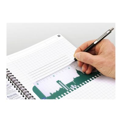3020120022093-Oxford Office Essentials - Cahier à spirale A4 (21x29,7 cm) - 180 pages - grands carreaux (Seyes) - disponible-Gros plan-13
