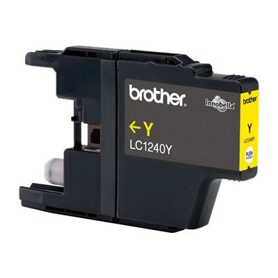 4977766694032-Brother LC1240 - jaune - cartouche d'encre originale-Angle droit-2