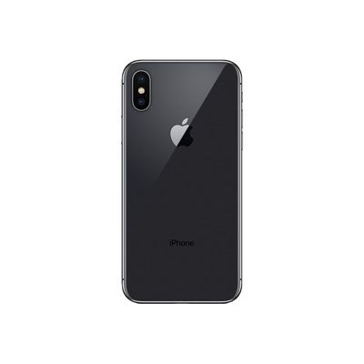 3701083038054-Apple iPhone X - Smartphone reconditionné grade C (Etat correct) - 4G - 256 Go - gris sidéral-Arrière-4
